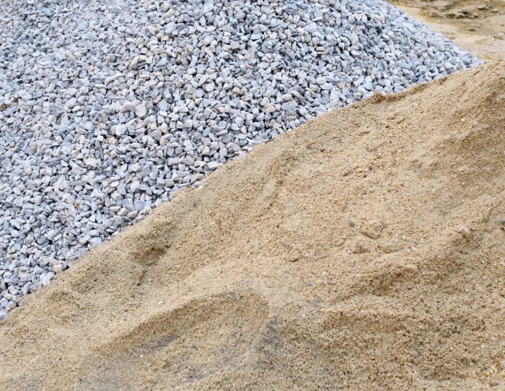 Sand and gravel delivery